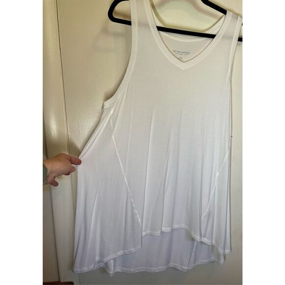 Soft Surroundings White Sublime Tank Tunic Top size L NWOT - Picture 4 of 10